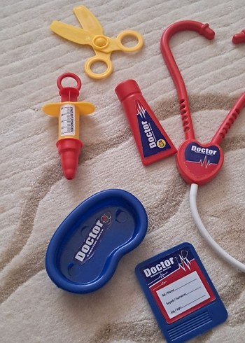 Diğer Renkli Doktor Oyuncak Seti
