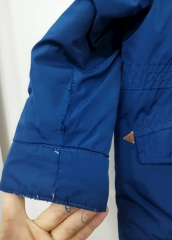 Erkek Çocuk Koyu Mavi Fermuarlı Mont - Görsel 4