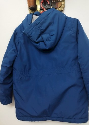 Erkek Çocuk Koyu Mavi Fermuarlı Mont - Görsel 6