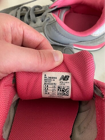 38 Beden New Balance Günlük Gri Kadın Spor Ayakkabısı