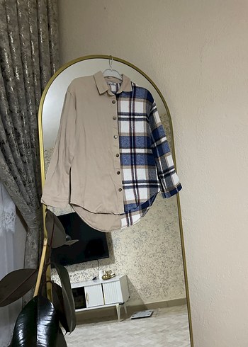 Düğmeli Ekose Desenli Kadın Gömlek - Görsel 2