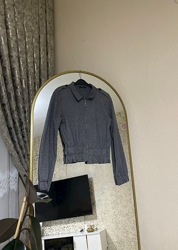 Gri Midi Kadın Ceket - Görsel 2