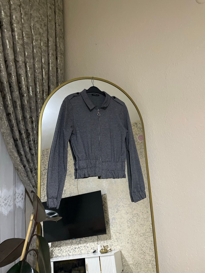 Gri Midi Kadın Ceket - Görsel 2