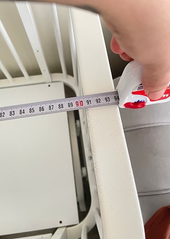 Beyaz Sallanan Bebek Beşiği - Görsel 3