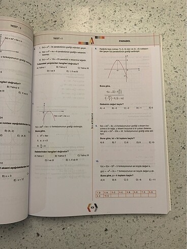 Beden Acil Matematik 11.Sınıf Soru Bankası (tek bir kalem izi yok)