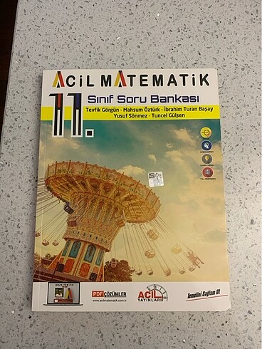 Acil Matematik 11.Sınıf Soru Bankası (tek bir kalem izi yok)