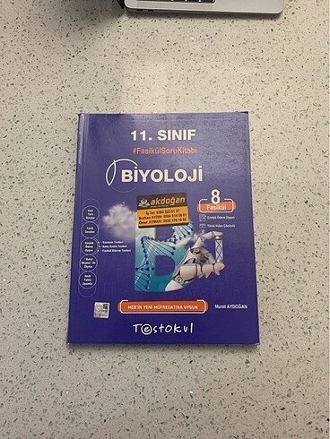 11.Sınıf Biyoloji Fasikül (sıfır kitap el sürülmedi)