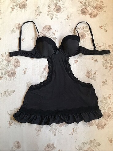 La Senza La senza lolita maid babydoll gecelik