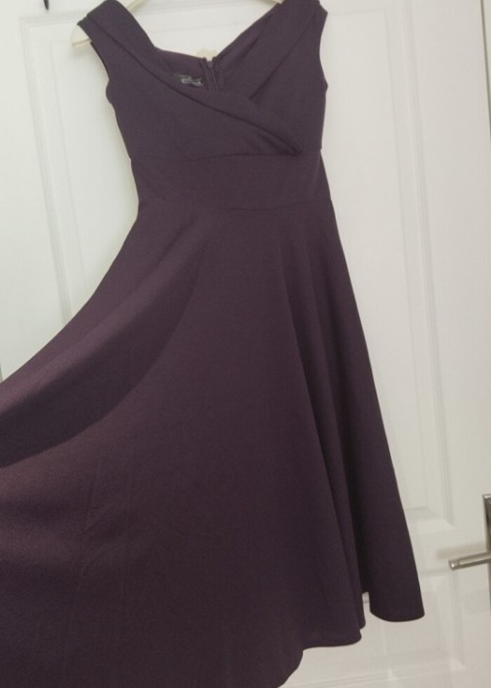 mor elbise  - Görsel 2