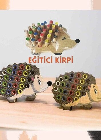 Kirpi eğitici eşleştirme oyuncak