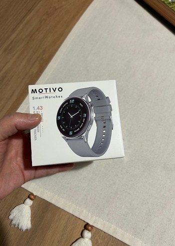 Gri Motivo Akıllı Saat 1.43 İnç Ekran - Görsel 4