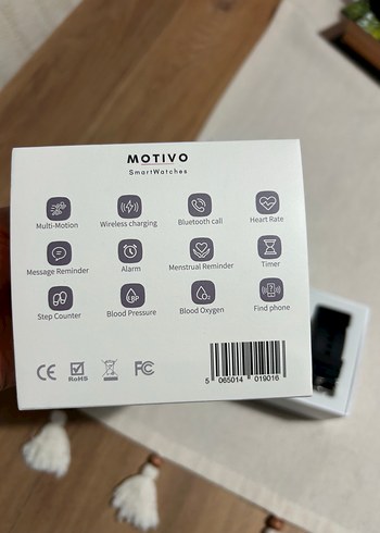 Gri Motivo Akıllı Saat 1.43 İnç Ekran - Görsel 6