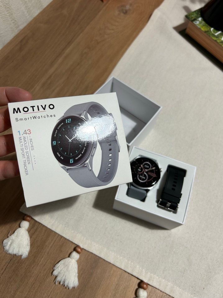 Gri Motivo Akıllı Saat 1.43 İnç Ekran - Görsel 5