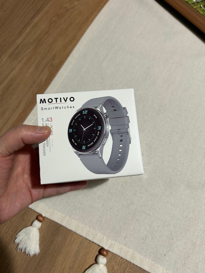 Gri Motivo Akıllı Saat 1.43 İnç Ekran - Görsel 4