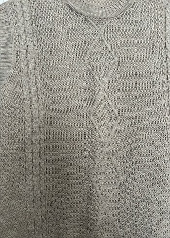 Bej Triko Kadın Süveter - Görsel 5