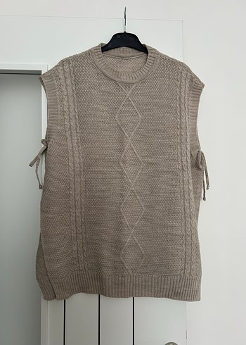 Bej Triko Kadın Süveter - Görsel 4