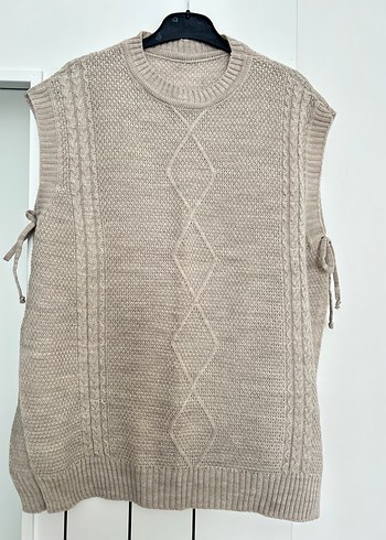 Bej Triko Kadın Süveter - Görsel 2