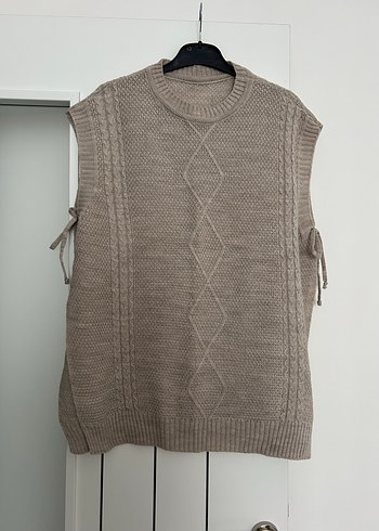 Bej Triko Kadın Süveter - Görsel 3