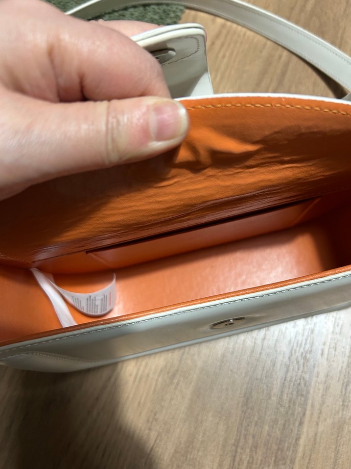 Matmazel Beyaz Deri Kadın Omuz Çantası - Görsel 3