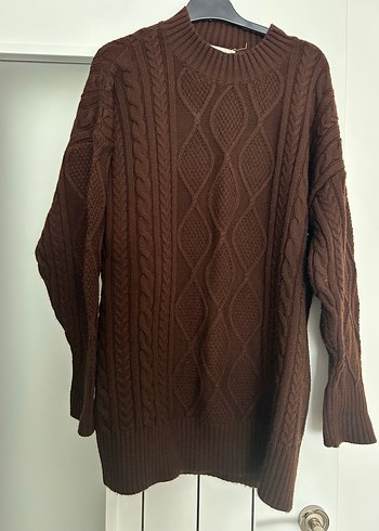 Manuka Kahverengi saç Örgü Kadın kazak - Görsel 2