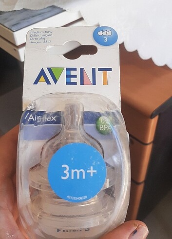 Avent 3 ay sonrası 2li sıfır biberon ucu 