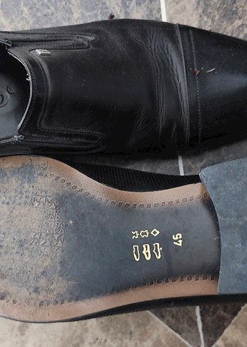 Fosco Siyah Parlak Deri Erkek Klasik Ayakkabı - Görsel 2