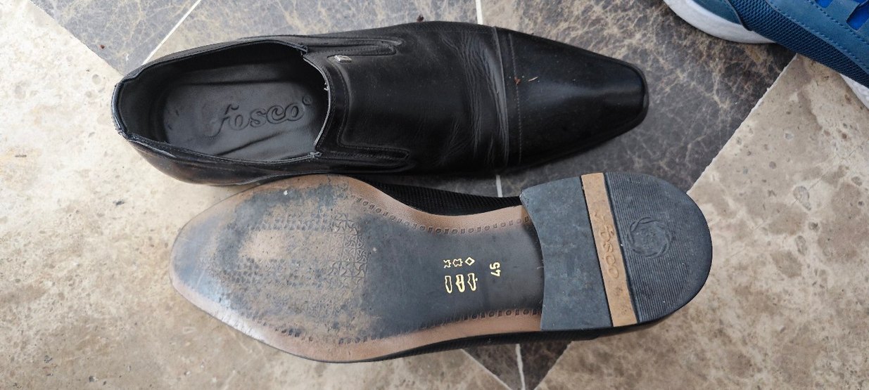 Fosco Siyah Parlak Deri Erkek Klasik Ayakkabı - Görsel 2