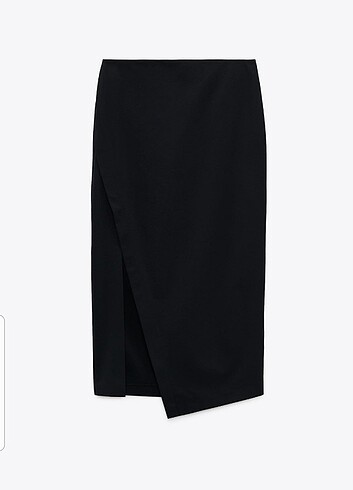 Zara yırtmaçlı kalem etek 