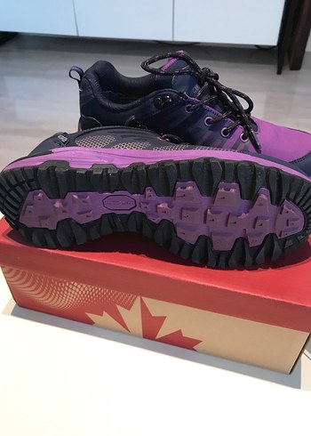 Mor Soft Shell Bağcıklı Spor Ayakkabı - Görsel 6