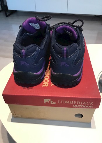 Mor Soft Shell Bağcıklı Spor Ayakkabı - Görsel 4