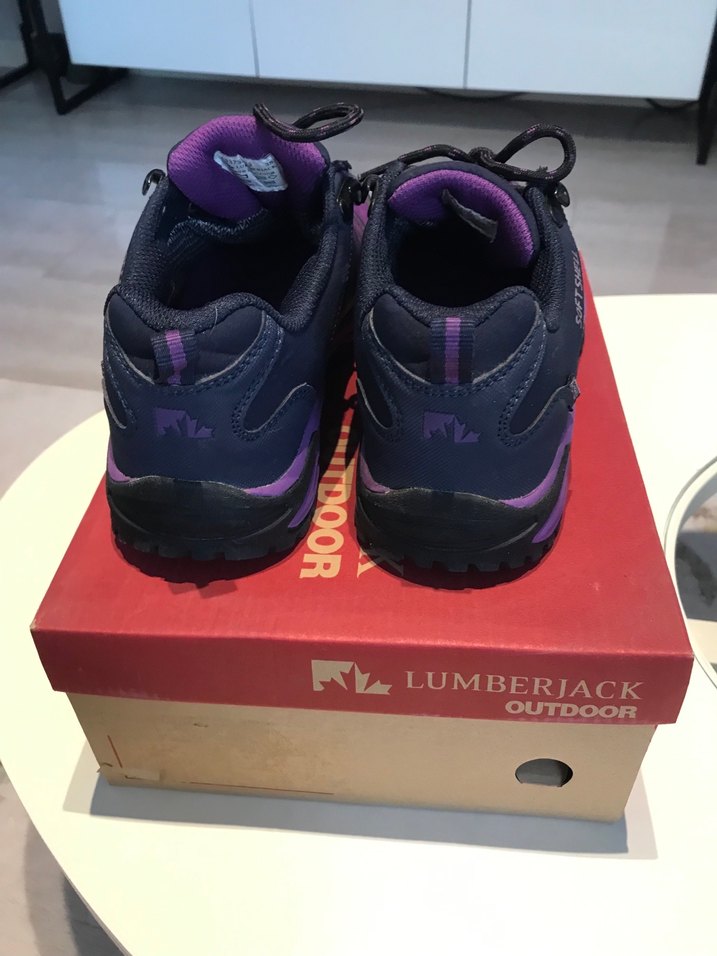 Mor Soft Shell Bağcıklı Spor Ayakkabı - Görsel 4