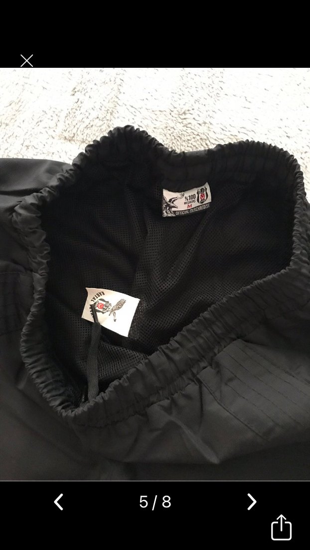 Siyah Rahat Kesim  Eşofman Altı - Görsel 5