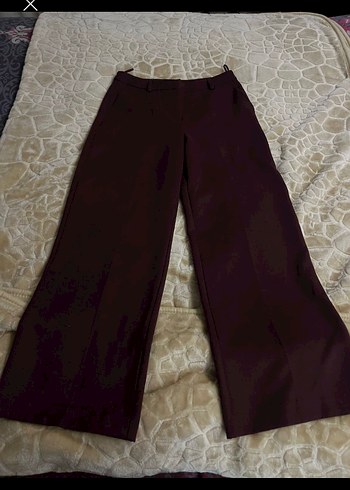 İpekyol Kadın Bordo Kumaş Pantolon - Görsel 2