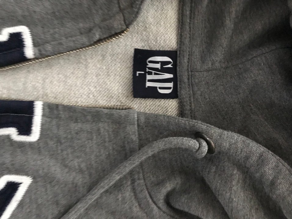 Gap. Gri Fermuarlı Kadın Sweatshirt - Görsel 3
