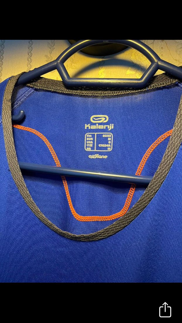 Kalenji  Mavi Kısa Kollu Spor Tişörtü - Görsel 4