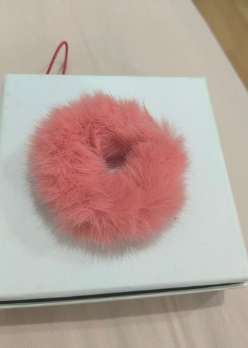 Pembe Kürklü Bohem Saç Tokası
