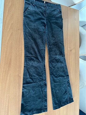 s Beden siyah Renk Kadife pantalon