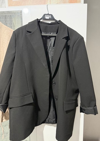 Trendyol & Milla Sikligin Simgesi Siyah Oversize Blazer Ceket