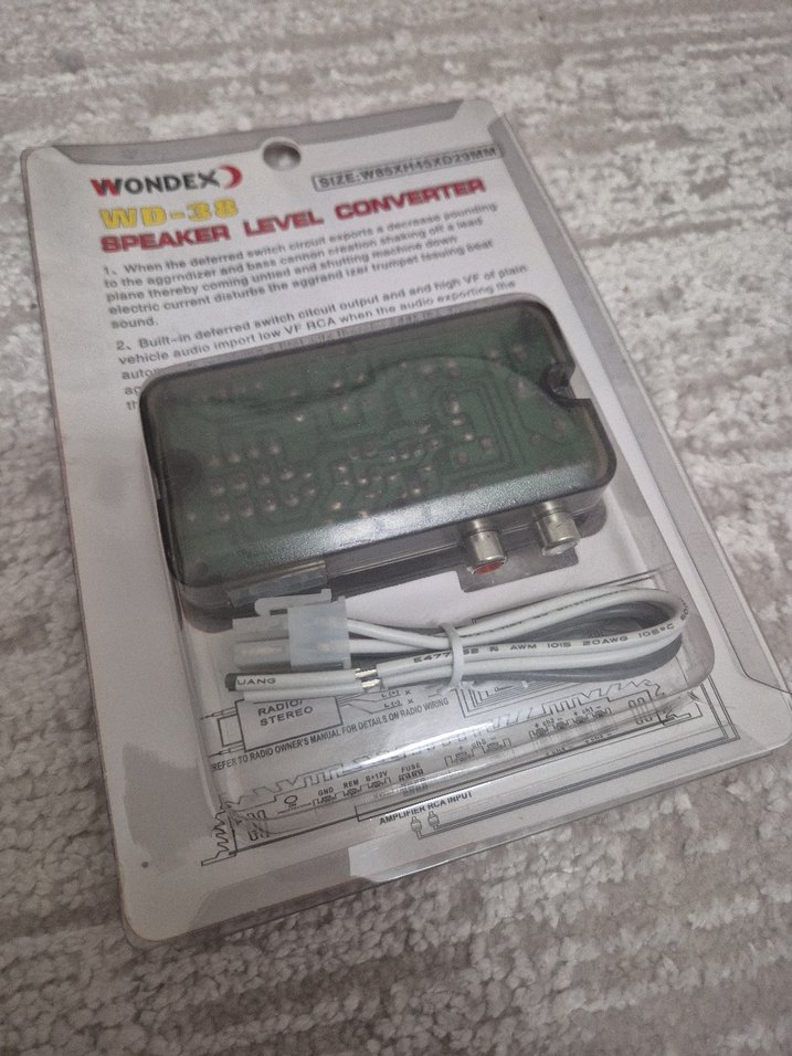 Wondex WD-38 Araç Stereo Dönüştürücü Siyah - Görsel 2