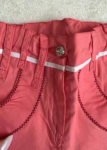 Düğmeli Pembe Kız Ceketi ve pantolon takım - Görsel 7