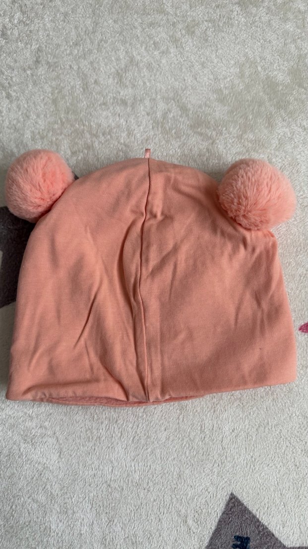 Pembe Nakışlı Çocuk Bere - Görsel 2