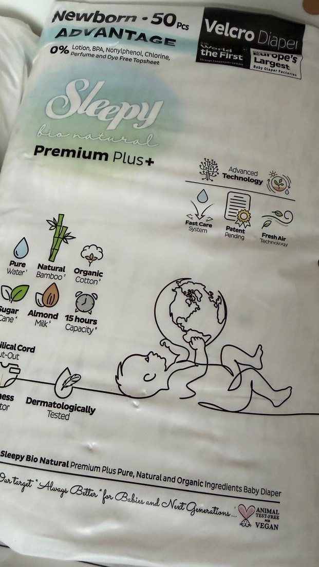 Sleepy Mini Bebek Bezi 68'li Paket - Görsel 3