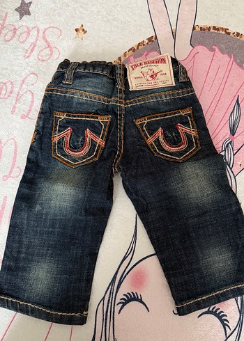 Kahverengi Bağcıklı Erkek Çocuk Kot Pantolon - Görsel 3