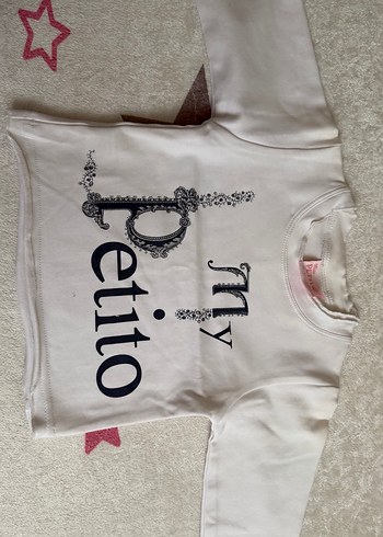 Çiçek Desenli kız Çocuk Bol Pantolon ve uzun kol tshirt takım - Görsel 3