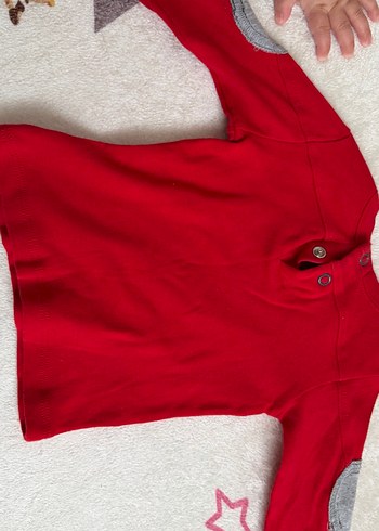 Erkek Çocuk Kırmızı Uzun Kollu Sweatshirt - Görsel 3