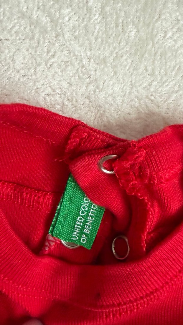 Erkek Çocuk Kırmızı Uzun Kollu Sweatshirt - Görsel 2