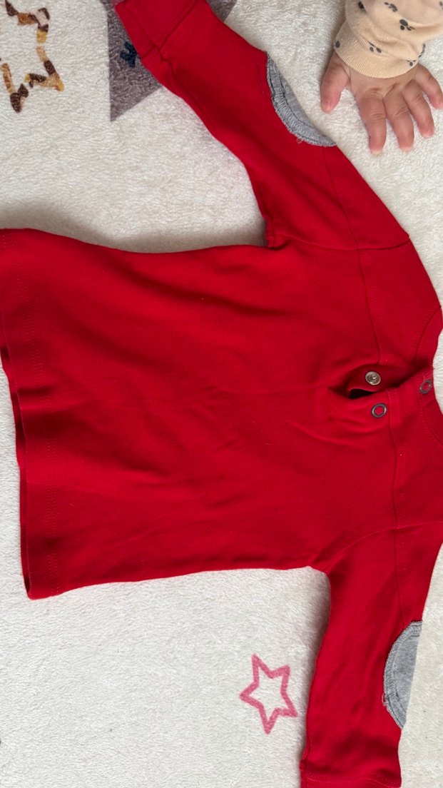 Erkek Çocuk Kırmızı Uzun Kollu Sweatshirt - Görsel 3