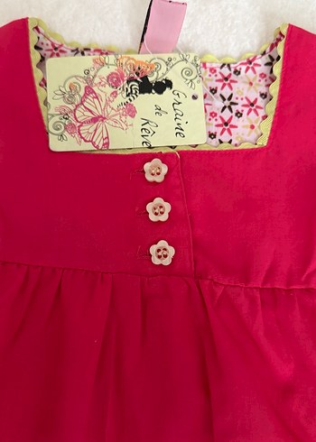 Renkli Baskılı Kız Çocuk Elbise - Görsel 2