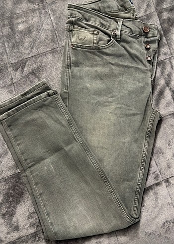 Vakko Haki Yikamali Denim Jean