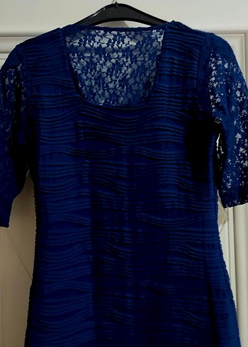 Lacivert Dantelli Midi Elbise
38/40 uyumlu - Görsel 5